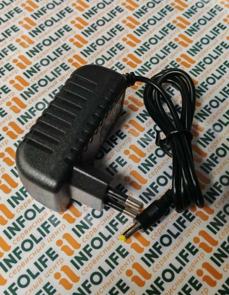 Блок питания 15V, 1,2A (4,0*1,7) для станции Яндекс мини 2 Черный