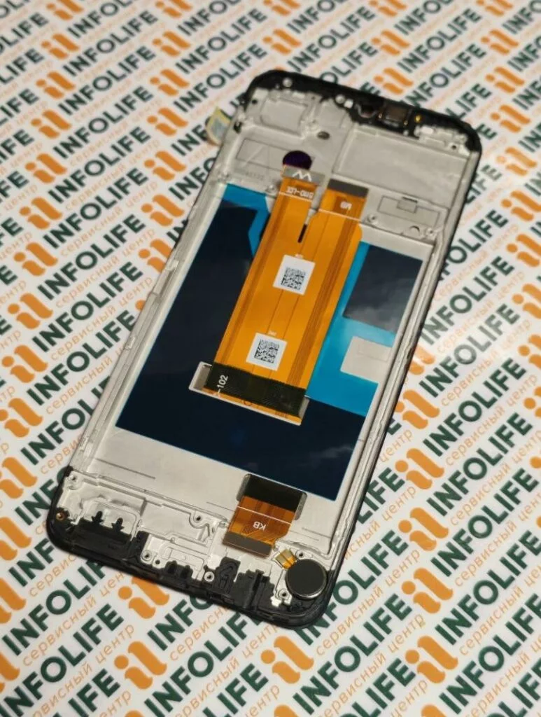 Дисплей для Realme Note 60/60x (RMX3933/RMX3938) с рамкой Черный — OR