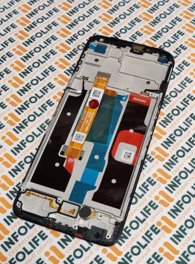 Дисплей для Realme 8i/Narzo 50 4G (RMX3151/RMX3286) модуль с рамкой Черный — OR