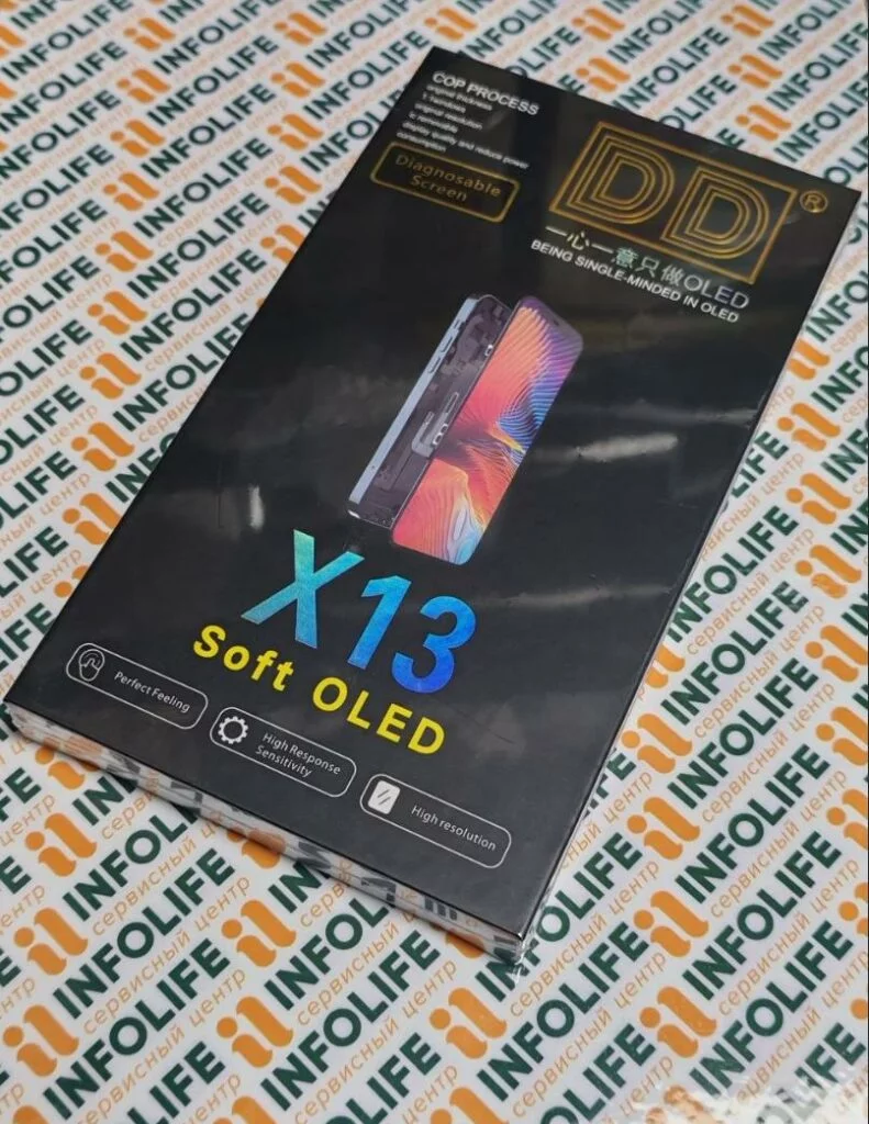 Дисплей для iPhone 13 (A2635) — DD (Soft OLED, Full HD) (с верификацией = с привязкой без ошибки)
