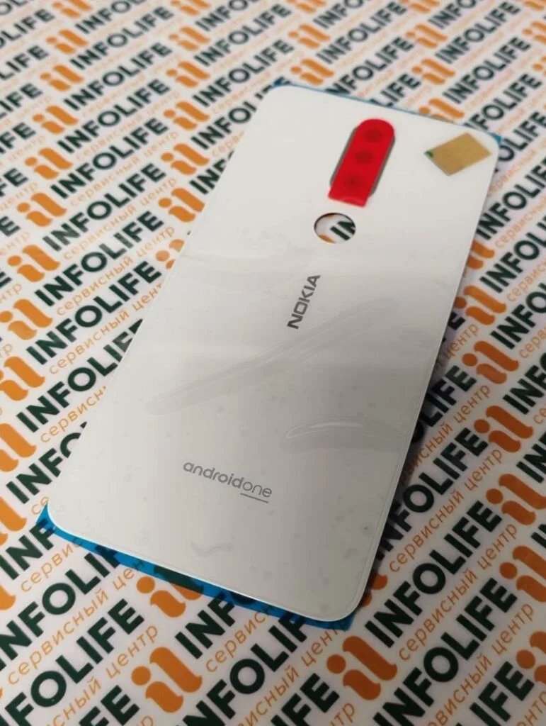 Задняя крышка для Nokia 6.1 Plus X6 2018 TA-1099 TA-1103 белая