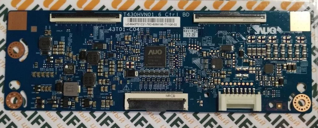 T-con T430HVN01.6 ctrl BD 43T01-C04 Samsung UE43N5550AU